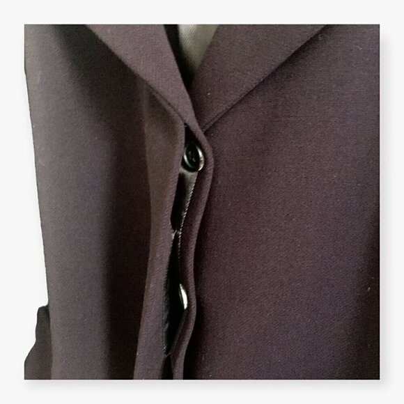 Prada wool dark‎ burgundy/brown  short coat, Size 44 Italian (US 10) - Picture 8 of 15